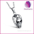 Stainless steel Iron Man helmet pendant with chain